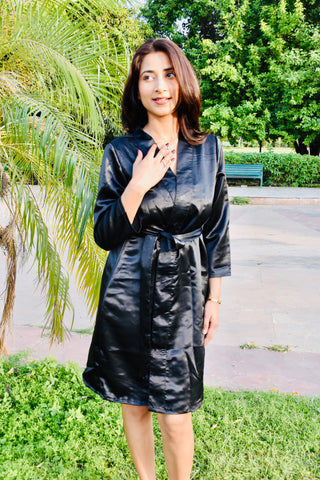 Midnight Charm Kimono Dress