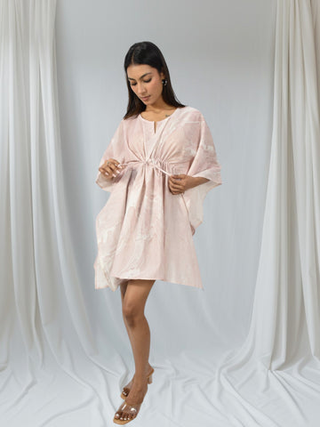 Blush Drift Kaftan Dress