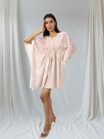 Blush Drift Kaftan Dress