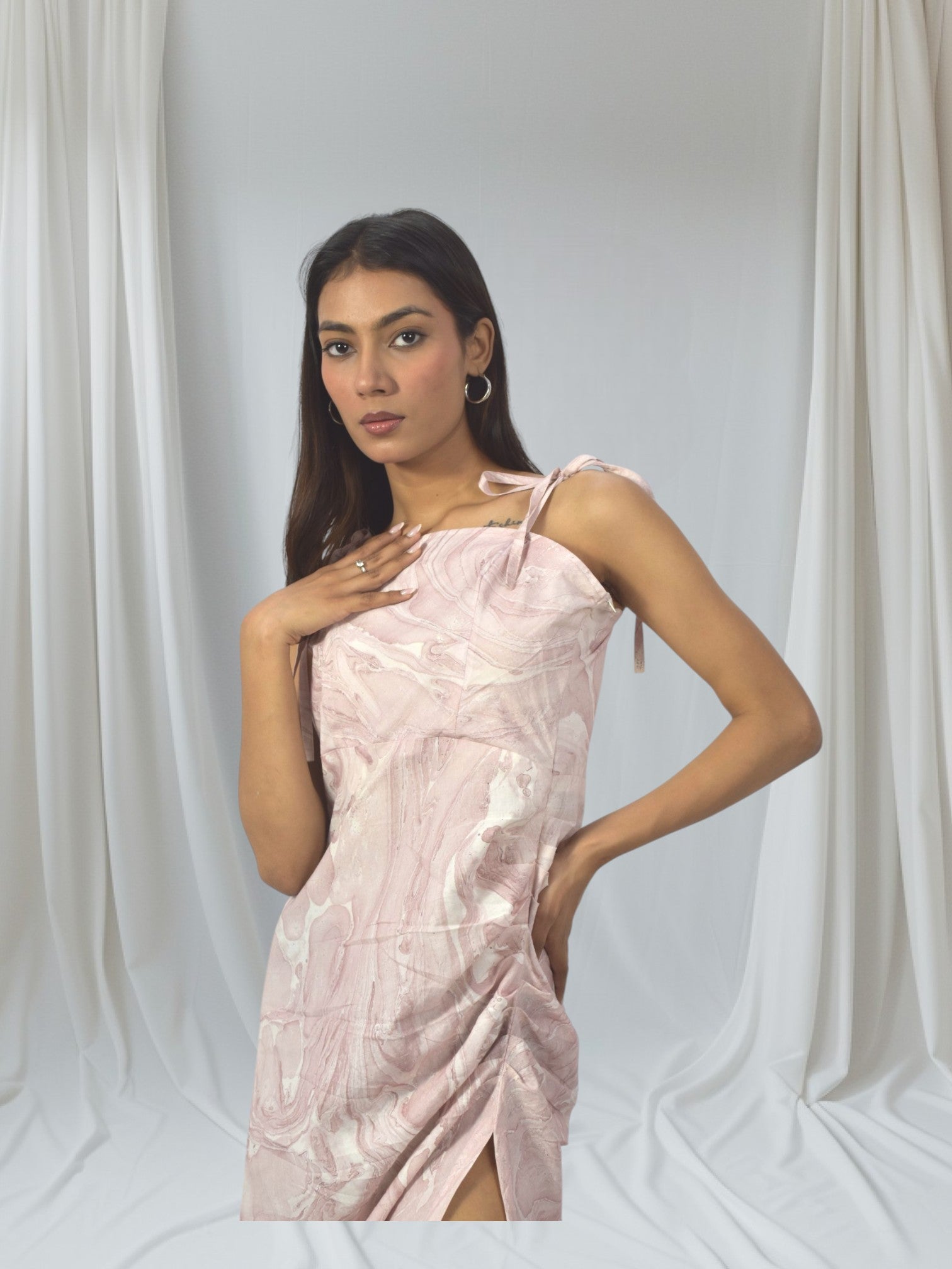 Blush Marble Muse Dress