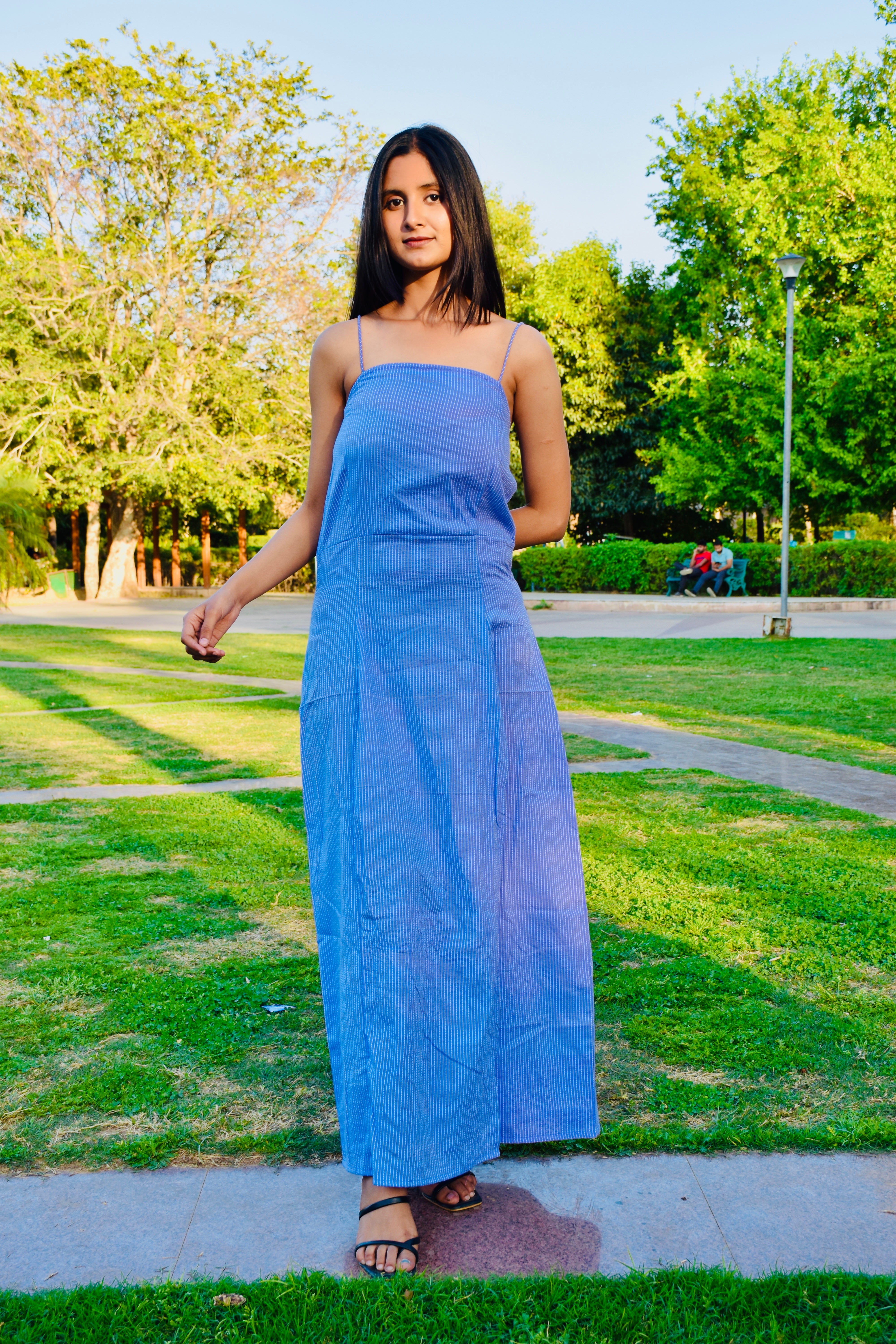 Sky Breeze Cotton Maxi