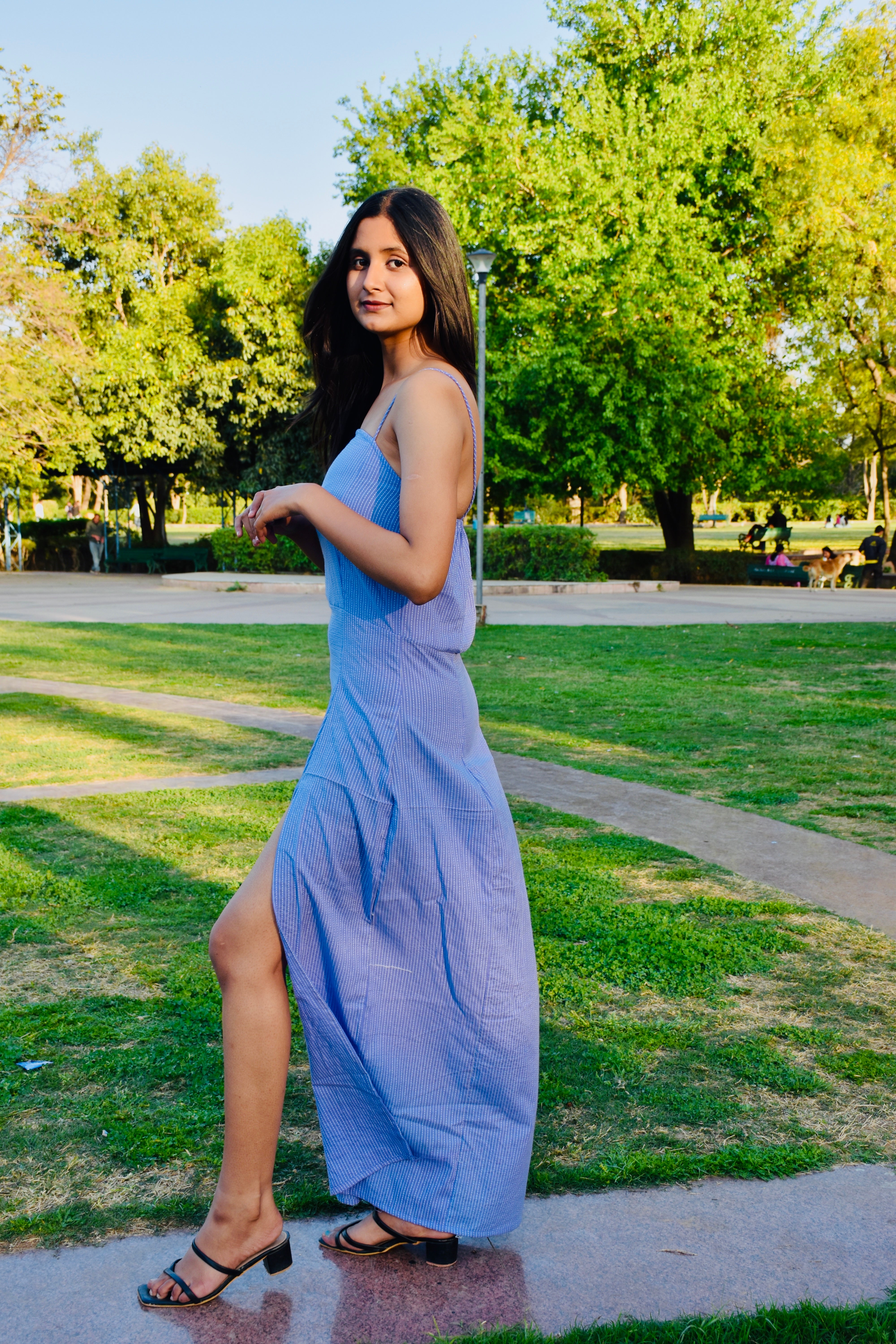 Sky Breeze Cotton Maxi