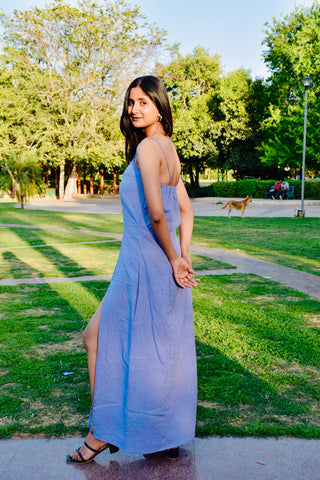 Sky Breeze Cotton Maxi
