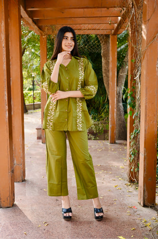 Green Cotton Dress