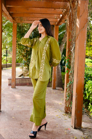 Green Cotton Dress
