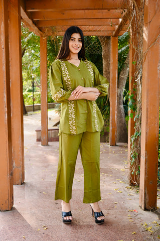Green Cotton Dress