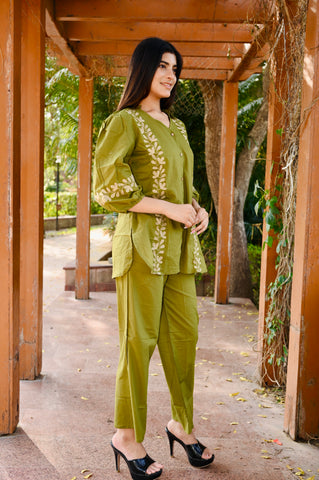Green Cotton Dress