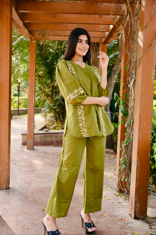 Green Cotton Dress