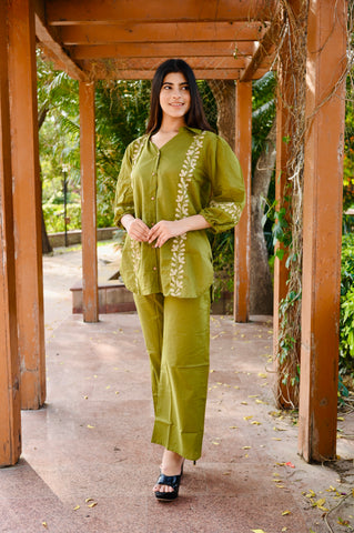 Green Cotton Dress