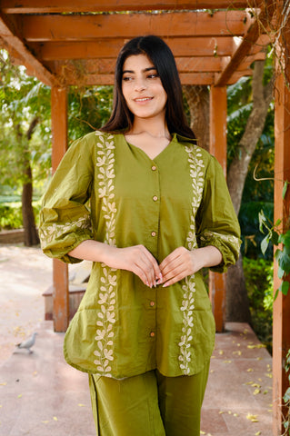 Green Cotton Dress