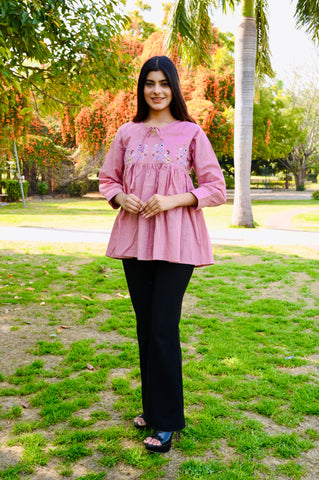 Cotton Khadi Top