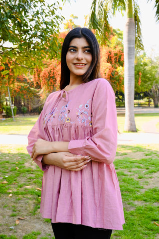 Cotton Khadi Top