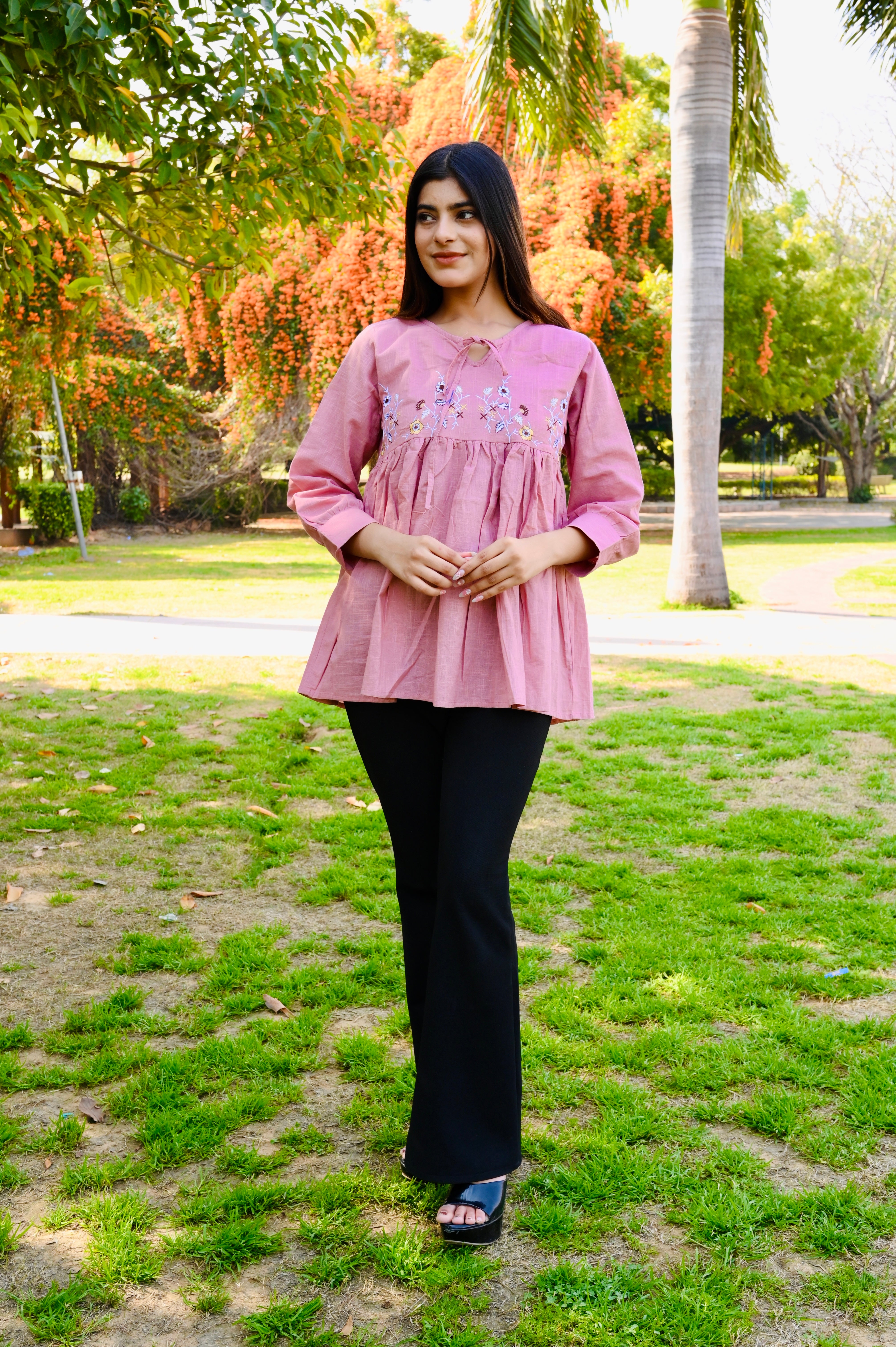 Cotton Khadi Top