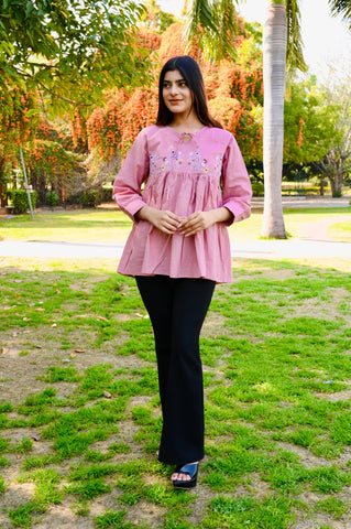 Cotton Khadi Top