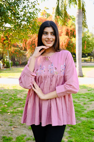 Cotton Khadi Top