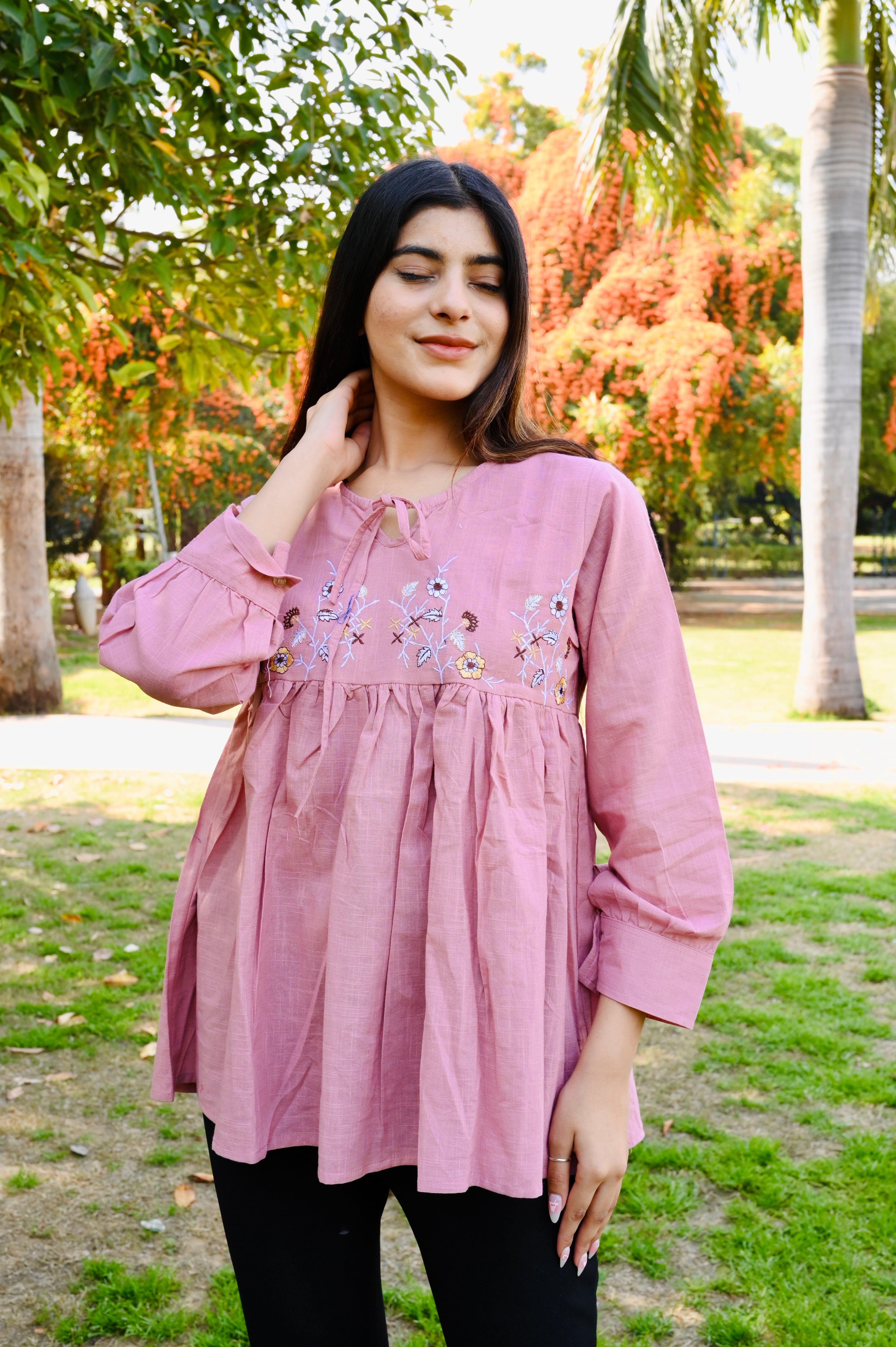 Cotton Khadi Top