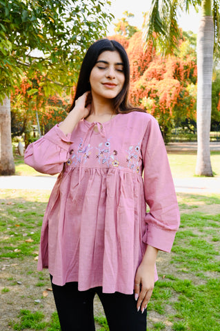 Cotton Khadi Top