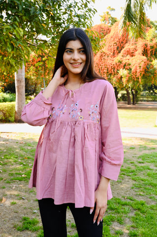 Cotton Khadi Top