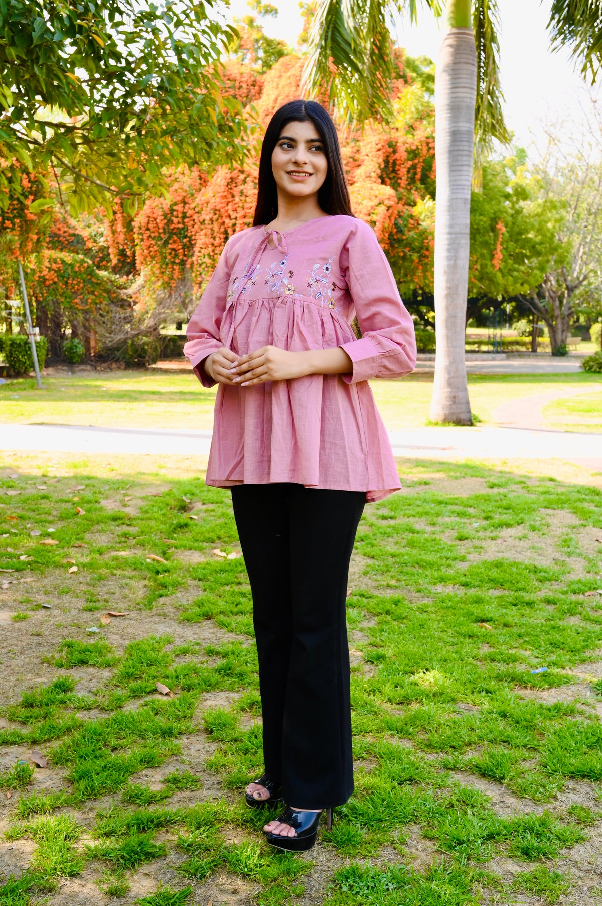 Cotton Khadi Top