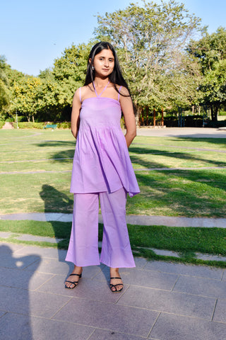 Lilac Flare Co-ord Set