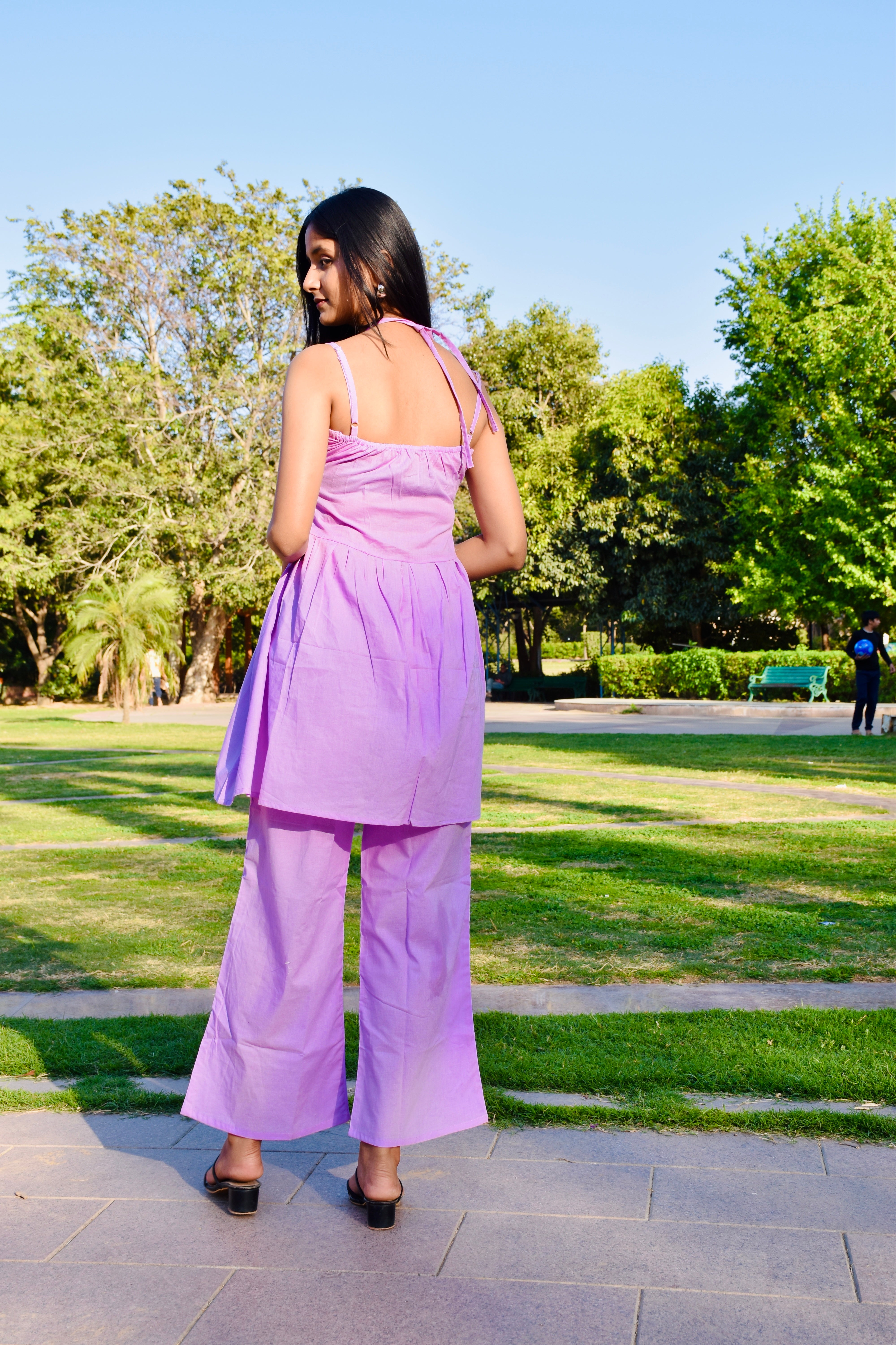 Lilac Flare Co-ord Set