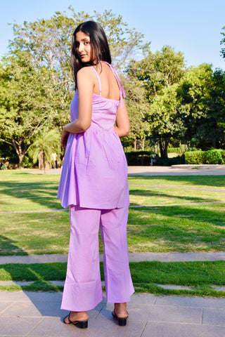 Lilac Flare Co-ord Set