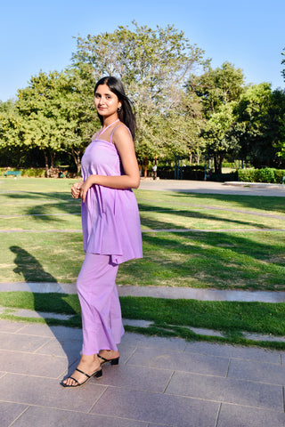Lilac Flare Co-ord Set