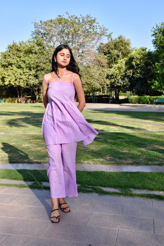 Lilac Flare Co-ord Set