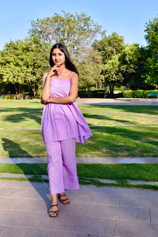 Lilac Flare Co-ord Set