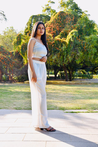 Ivory Luxe Satin Co-ord